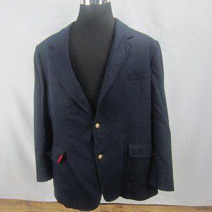 Pendleton Two Button Blazer Size 46 Regular Navy